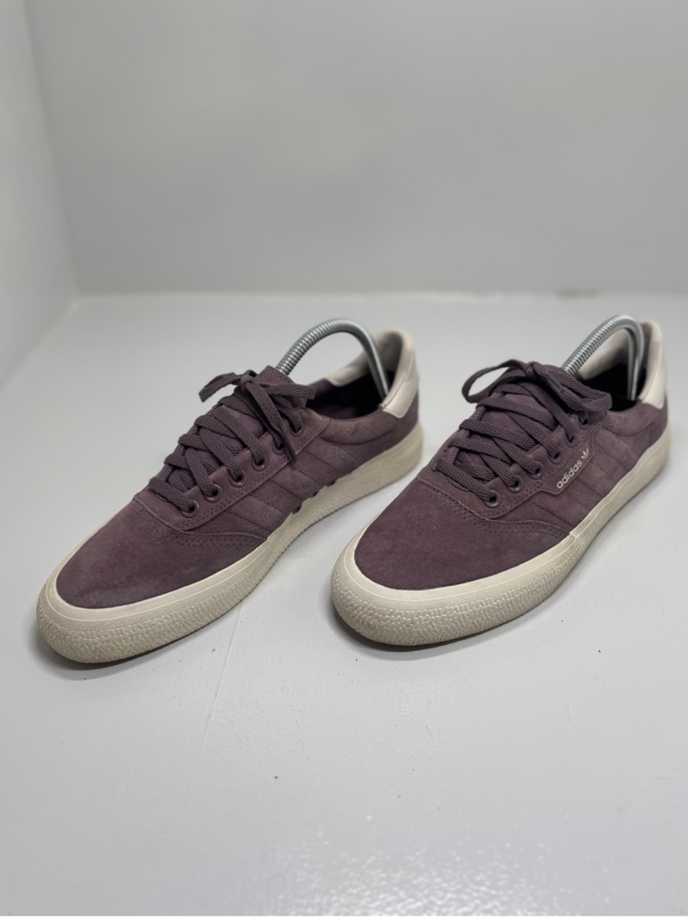 Adidas 3MC Vulc Purple Suede Sneakers Women’s Size 7 - Picture 2 of 13